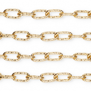 Appr&ecirc;ts en aluminium cha&icirc;ne maille jaseron maille for&ccedil;at Dor&eacute;