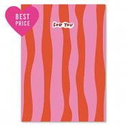 BY31&reg; Cartes &agrave; bijoux "For you" Rouge-rose-blanc