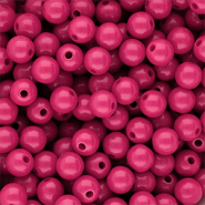 DQ Perles acryliques 8 mm brillant Rose violet 17-2624 TCX