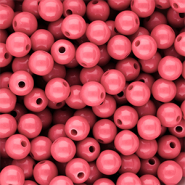 DQ Perles acryliques 8 mm brillant Pink lemonade 16-1735 TCX