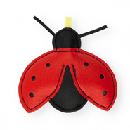 Pendentifs accroche-regard coccinelle Rouge-noir-jaune