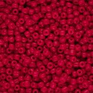 Perles de rocailles 8/0 (3 mm) Rouge