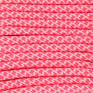 Paracorde tendance 6.5 mm Rose corail néon