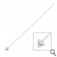 BY31® Apprêts en acier inox clous à tête boules 70 mm Argenté