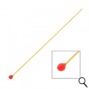 BY31® Apprêts en acier inox clous à tête boule 70 mm Doré-rouge