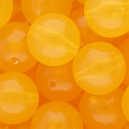 DQ&reg; Perles acryliques 20 mm brillant Jaune chaud