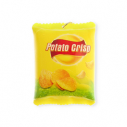 Pendentifs accroche-regard sachet de chips Jaune-rouge-vert