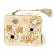 BY31® Trousse mystique Beige-blanc-pêche nude-doré