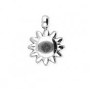 BY31&reg; Breloques en acier Inox soleil Argent&eacute;