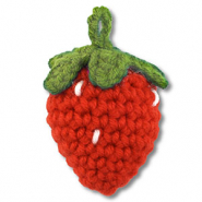 Fraise au crochet Rouge-vert