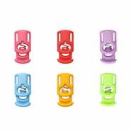 Appr&ecirc;ts color&eacute;s serre-cordon rectangle Multicolore