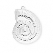 Breloques en acier Inox coquille Argenté