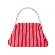 BY31&reg; Pochette avec fermoir &agrave; pression Rouge-rose