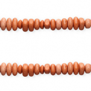 Perles en céramique en forme de galet Terracotta