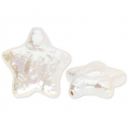 TQ Perles d&rsquo;eau douce &eacute;toile Blanc naturel