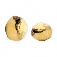 Perles en métal DQ hexagone Doré (sans nickel)