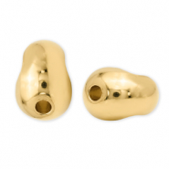 Perles en métal DQ cacahuète Doré (sans nickel)