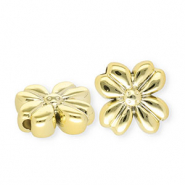 Perles acryliques fleur Dor&eacute;