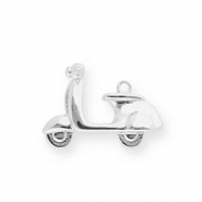 BY31® Breloques en laiton Eco-brass scooter Argenté