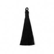 Pompons 8 cm Noir