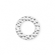 Apprêts en acier Inox connecteur rond Argenté