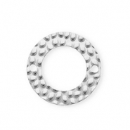Apprêts en acier Inox connecteur rond Argenté