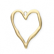 Pendentifs accroche-regard cœur Doré