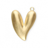 Pendentifs accroche-regard cœur Doré