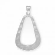 Pendentifs accroche-regard goutte Argenté