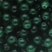 Perles en verre 10 mm Vert foncé