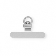 Attache pour cordon de téléphone Argenté