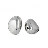 Perles acryliques ovale Perles acryliques ovale Argent&eacute;