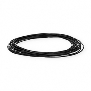 Cuir rond 1 mm Noir