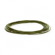 Cuir rond 1 mm Vert