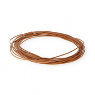 Cuir rond 1 mm Marron clair
