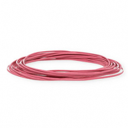 Cuir rond 1,5 mm Rose