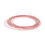 Cuir rond 1,5 mm Rose clair