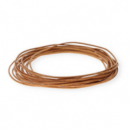 Cuir rond 1,5 mm Marron clair