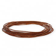 Cuir rond 1,5 mm Marron