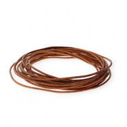 Cuir rond 2 mm Marron