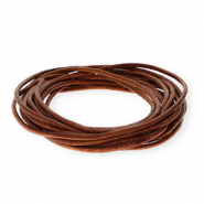 Cuir rond 3 mm Marron
