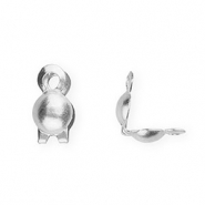 Appr&ecirc;ts en acier Inox fermoir c&oelig;ur Argent&eacute;