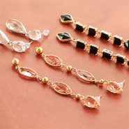 Sets d'inspiration Inspiration avec boucles d’oreilles en verre Crystal Glass