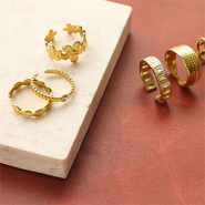 Sets d'inspiration Comment présenter les bagues en acier inoxydable?