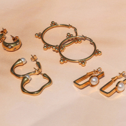 Sets d'inspiration Inspiration avec des boucles d'oreilles en acier inoxydable tendance