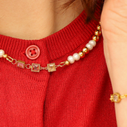 Nouveau Nouvelles breloques en acier et et connecteur