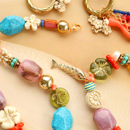 Sets d'inspiration Perles acryliques avec détails en couleur doré 