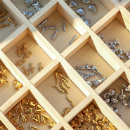 Nouveau Breloques et perles en acier inoxydable