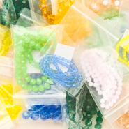 Nouveau Magnifiques perles à facettes