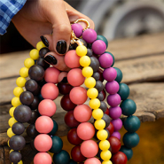 Nouveau Nouvelles perles rondes en acrylique mates 